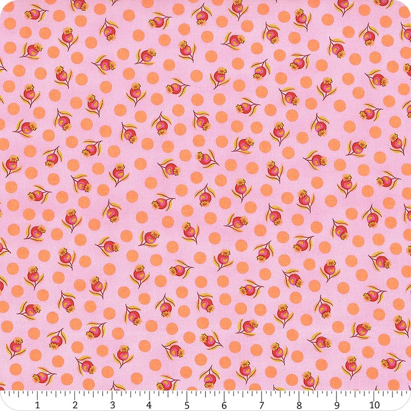 Untamed Impending Bloom Neon Lunar Tula Pink Free Spirit Cotton Fabric