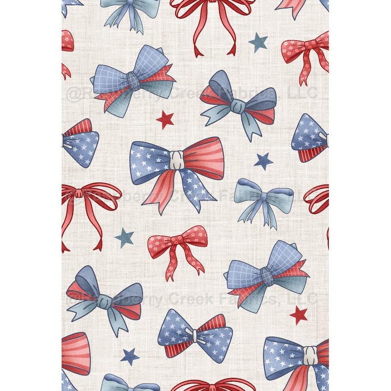 Yankee Doodle Bows White