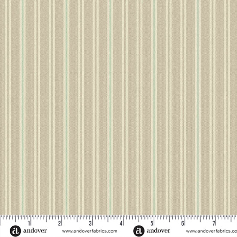 Quiltessential Double Stripe by Laundry Basket Quilts in Fern A-1672-LG