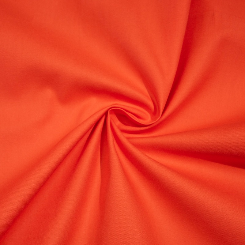 Quinten Fire Red Cotton Till Fabric