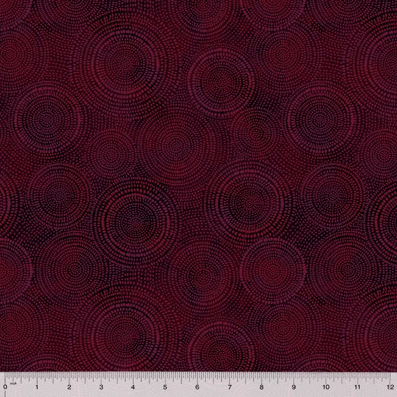 Radiance Basics Burgundy Dark Red Whistler Studios Windham Fabrics Cotton Fabric WF-53727-41