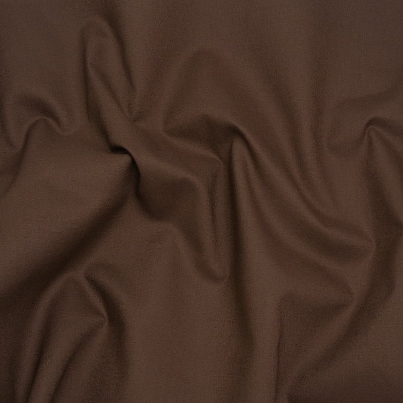 Sew Classic Solid Quilting Cotton Fabrics - Deepest Cocoa