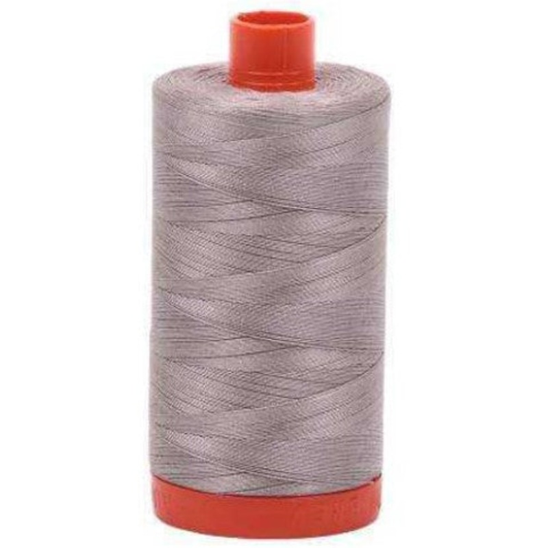 Steampunk Grey Aurifil Cotton Quilting Thread 50 wt. 1300m 1422y Spool AF-6730-Steampunk
