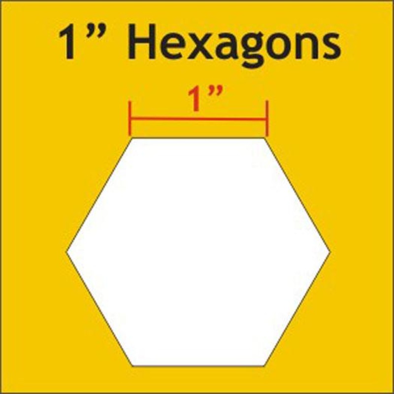 1" Hexagon English Paper Piecing Papers 100 count