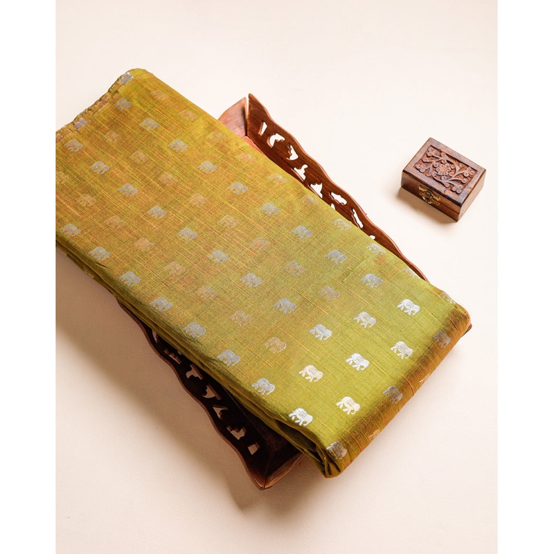 DUPION SILK BROCADE FABRIC