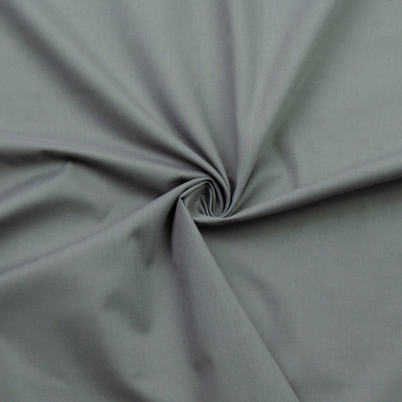 Scoop Grey Cotton Poplin Fabric