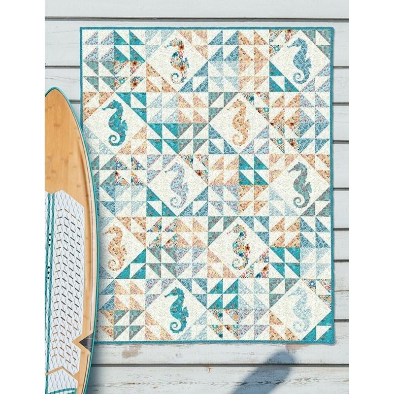 Seahorses Quilt Kit