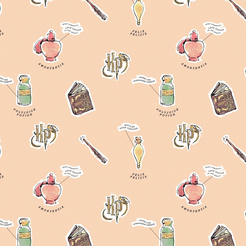 Wizarding World - Harry Potter Collection - Watercolor Oddities 03 Peach