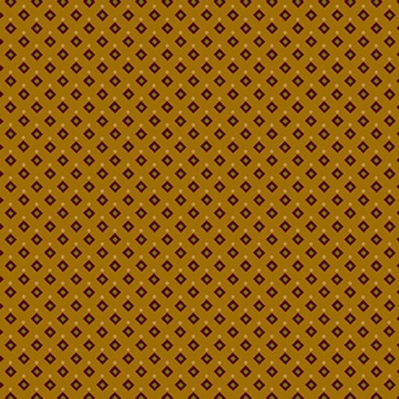 Scrap Basket Favorites Double Diamond Gold Kim Diehl Henry Glass Cotton Fabric