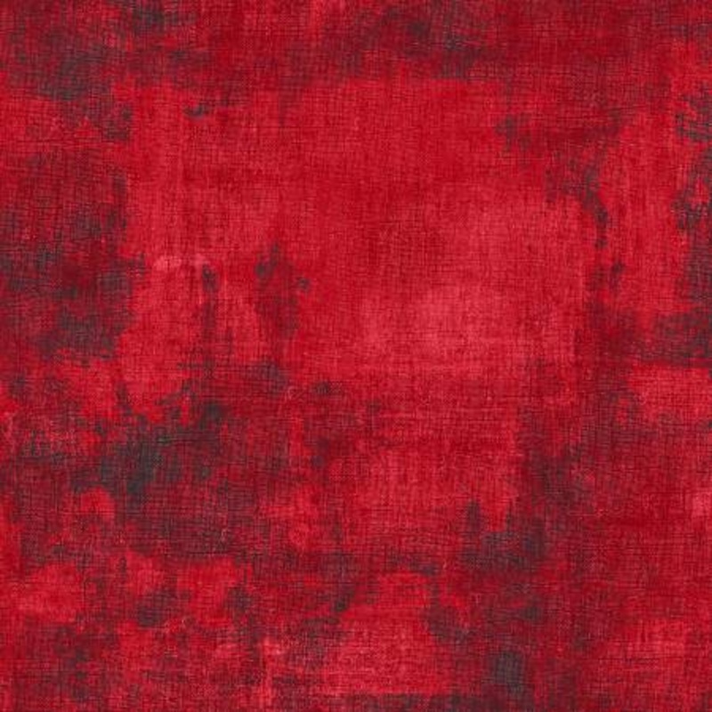 44" -Wilmington Prints-"Dry Brush" - Red - 100% Cotton