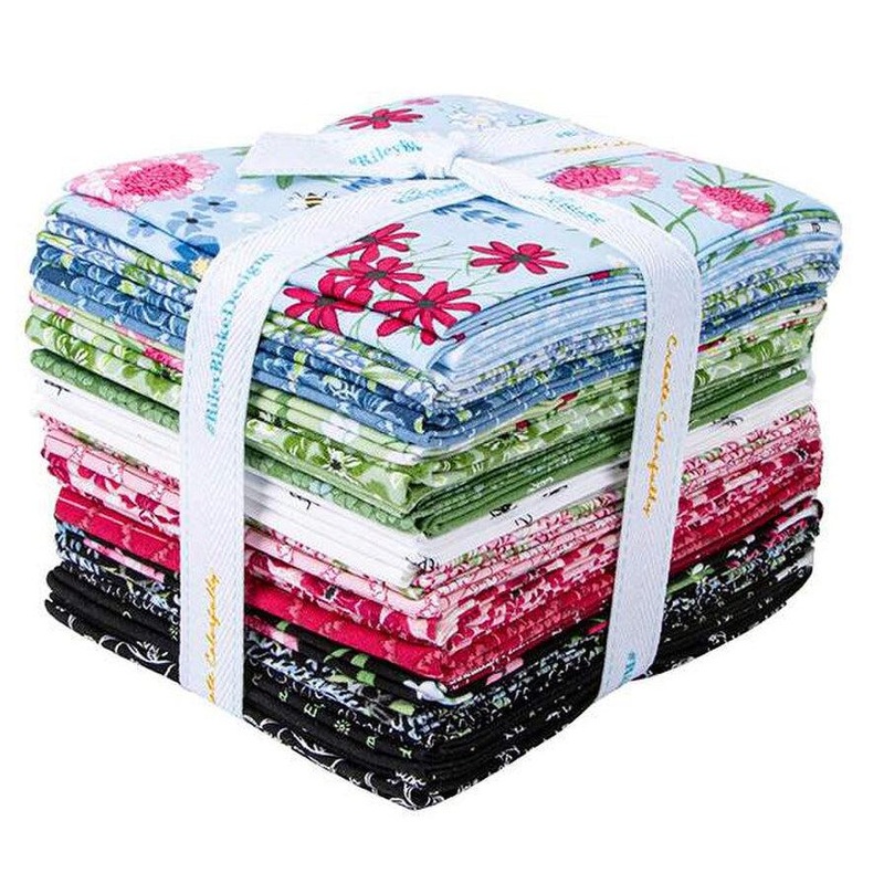 Perennial Fat Quarter Bundle FQ-15420-24 - 24-Piece - Riley Blake Designs - Precut - Floral Flowers - Quilting Cotton Fabric