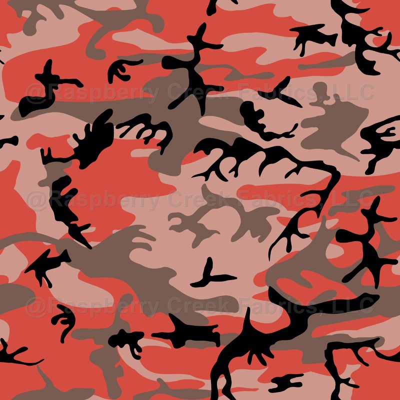 Red and Brown Camouflage, Military, Army