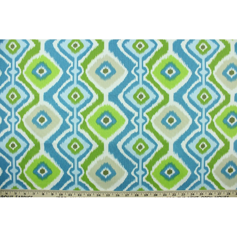 Rippled Outdoor Fabric in Water