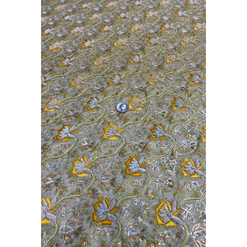 Sunflower Pearls on Beige