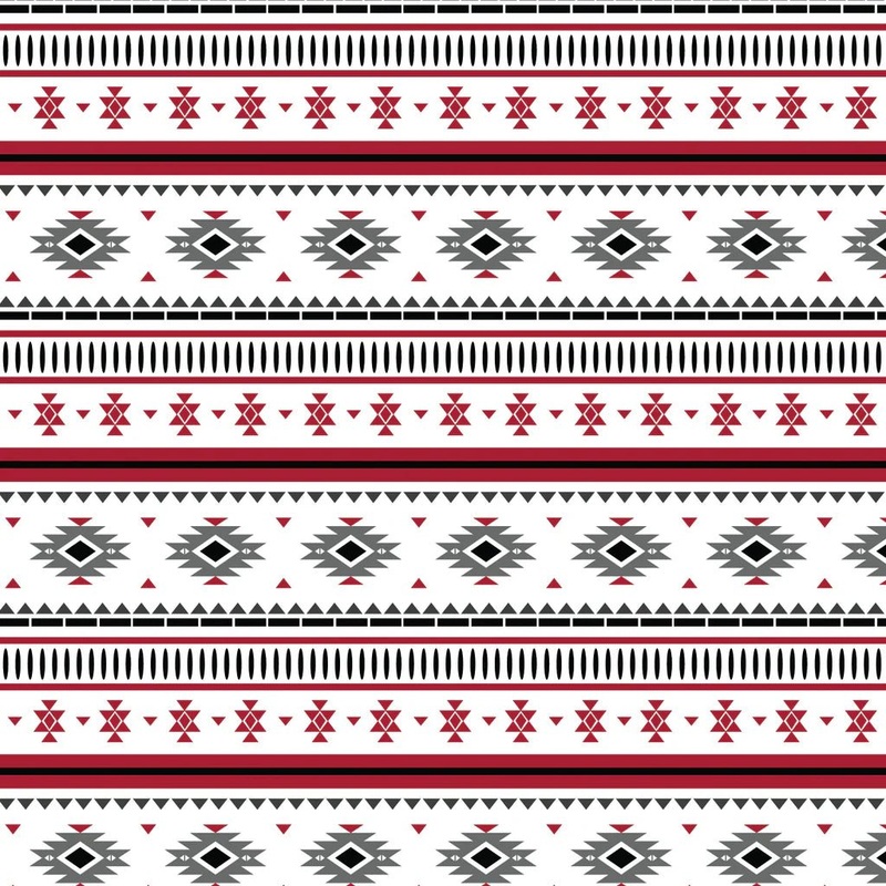 Blanket Stripe Cotton Fabric White | North of Ordinary | Quilting Cotton