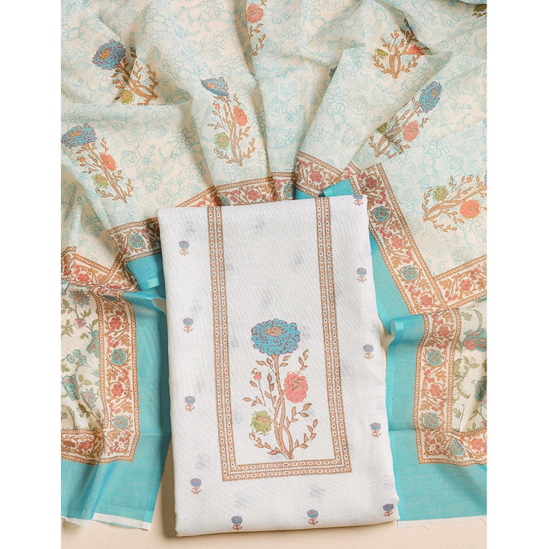 SEMI LINEN DIGITAL PRINTED 2 PIECE SUIT SET