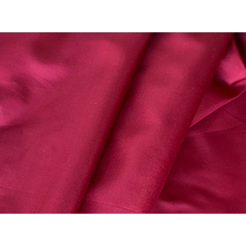 Chinese Red Silk Mock Broadcloth