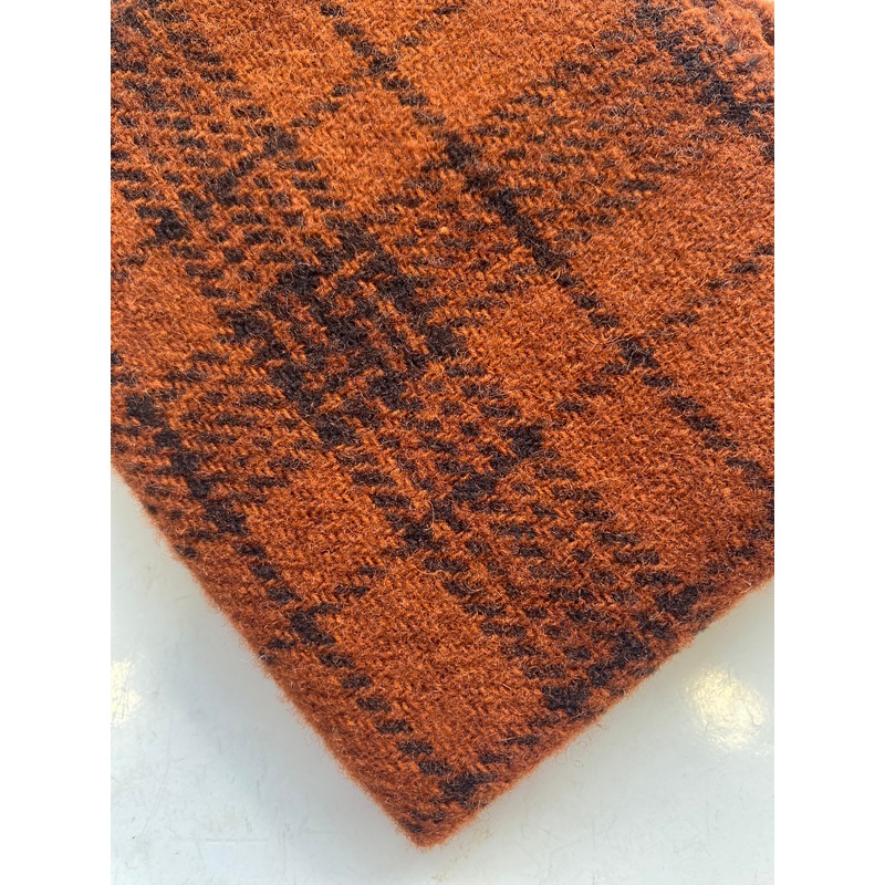 Wool Cut - Medium - Dusty Brown Plaid