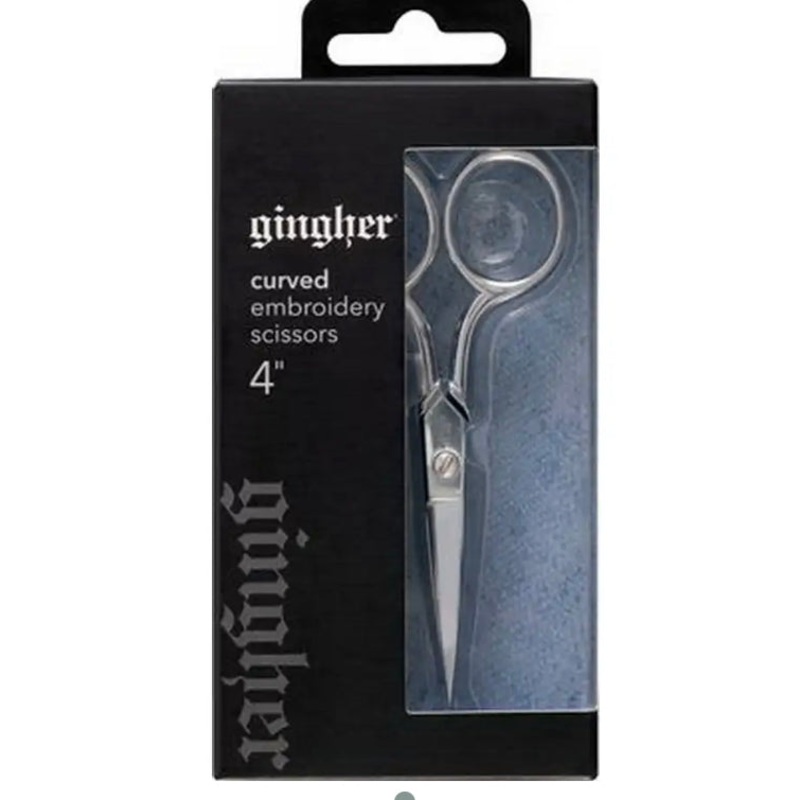 Ginger 4 Curved Embroidery Scissors