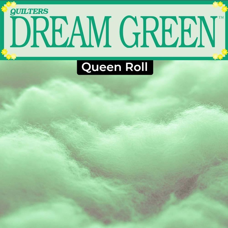 Quilters Dream - Dream Green - Made 100% From Recycled Bottles - Select - 93" x 30 Yards - Queen Roll