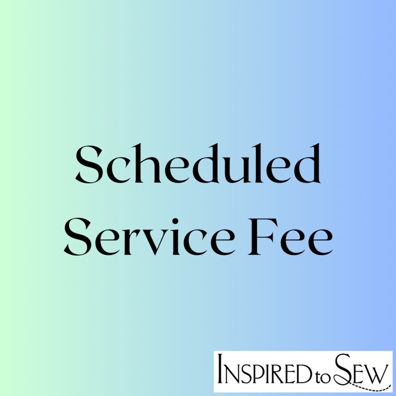 Scheduled Service Fee