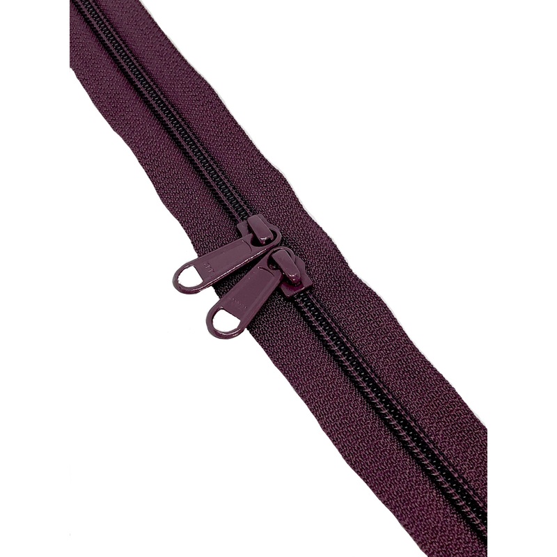 YKK Nylon No.5 Zip Chain - Black Cherry - Colour N0 863