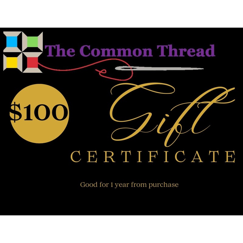 $100 GIFT CERTIFICATE FOR IN STORE USE ONLY