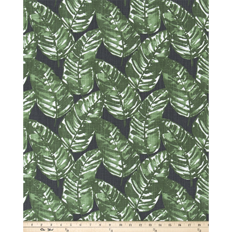 1 yard cut Costa Rica Black Slub Canvas