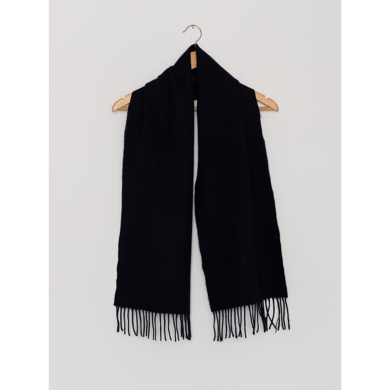 Serious Navy - Small Lambswool Scarf