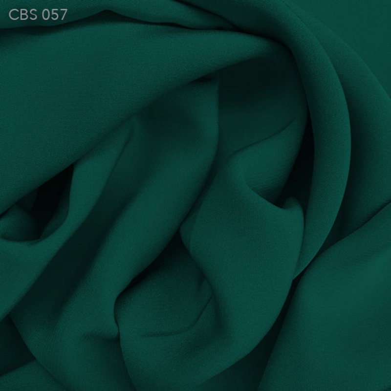 Silk Crepe Back Satin - Deep Teal