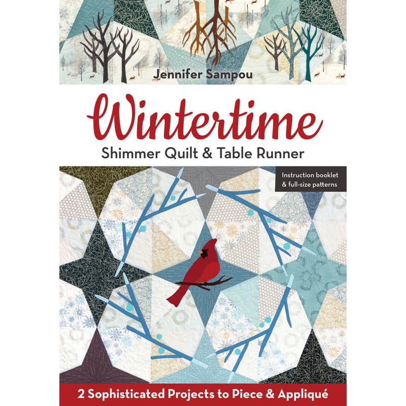 Wintertime Shimmer Quilt & Table Runner