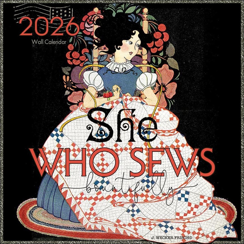 SALE J. Wecker Frisch 2026 Calendar ST-48909 - Riley Blake Designs - 12" x 12" on Premium Paper - Features Original Artwork