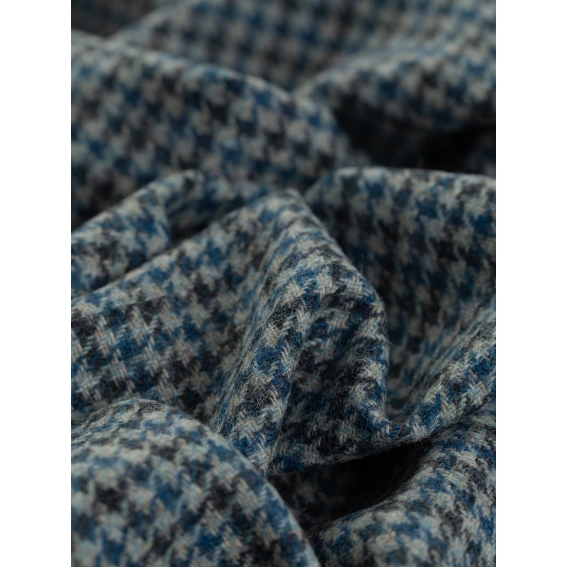 Wool Tweed District Check - Blue Rhapsody