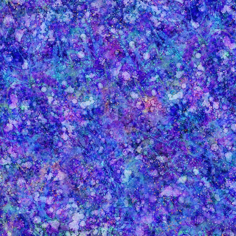 44" - Digitally Printed Batik "Blue" - 100% Cotton