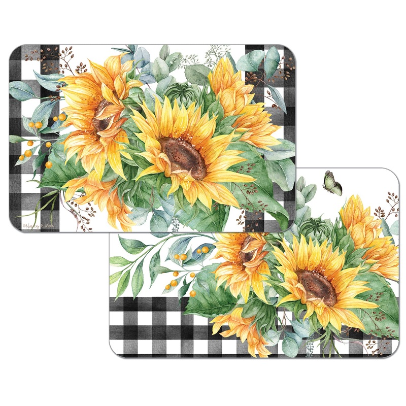 Reversible Placemats Sunflower Fields