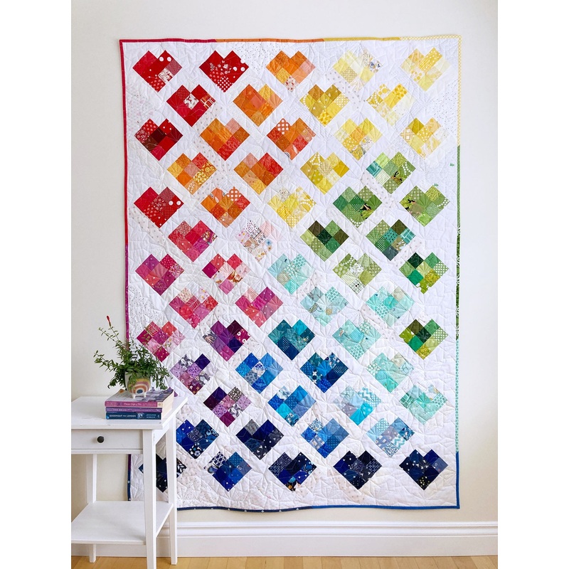Scrappy Love Quilt Pattern - PDF Instant Download