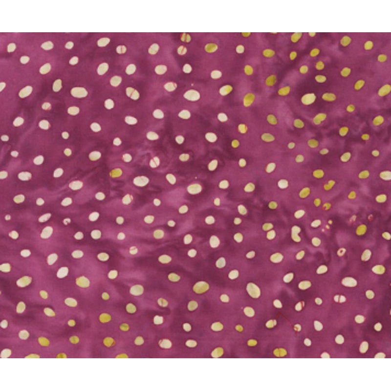 Strawberry Lane Mottistone Dot Orchid Fabric