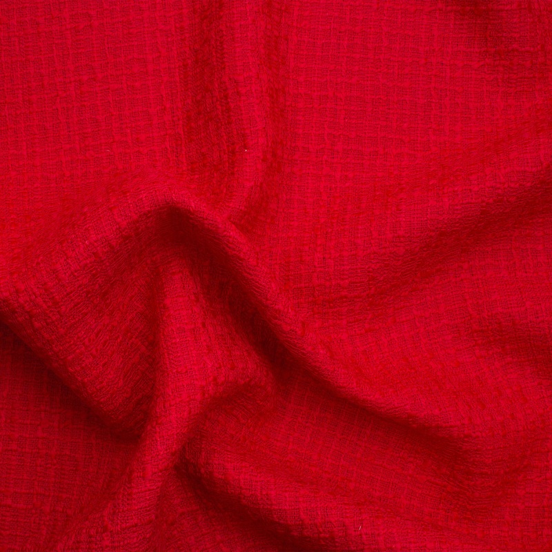 Red Wool Boucl
