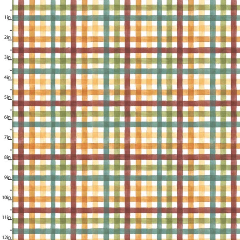 Autumn Days Autumn Plaid Multi 3 Wishes Cotton Fabric 3W-23667-MLT