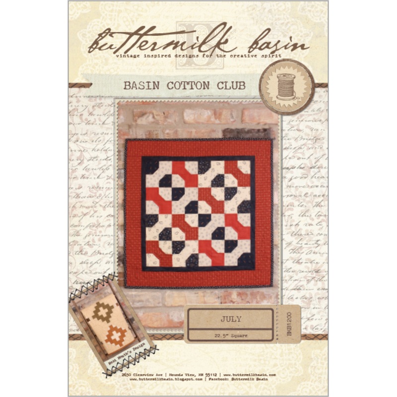 Basin Cotton Club July Kit & Pattern