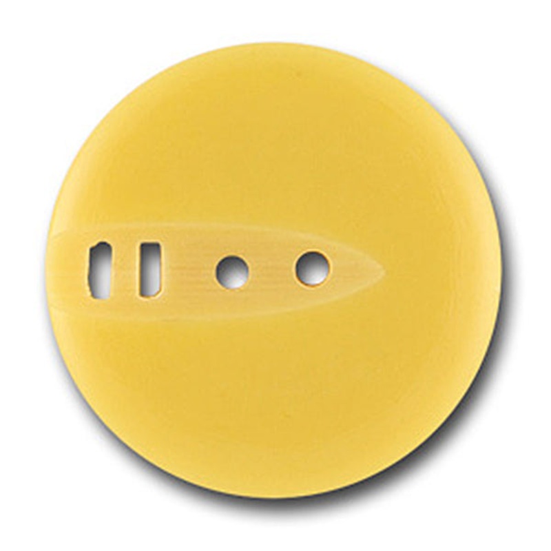 Retro Yellow Wedgie Vintage Button