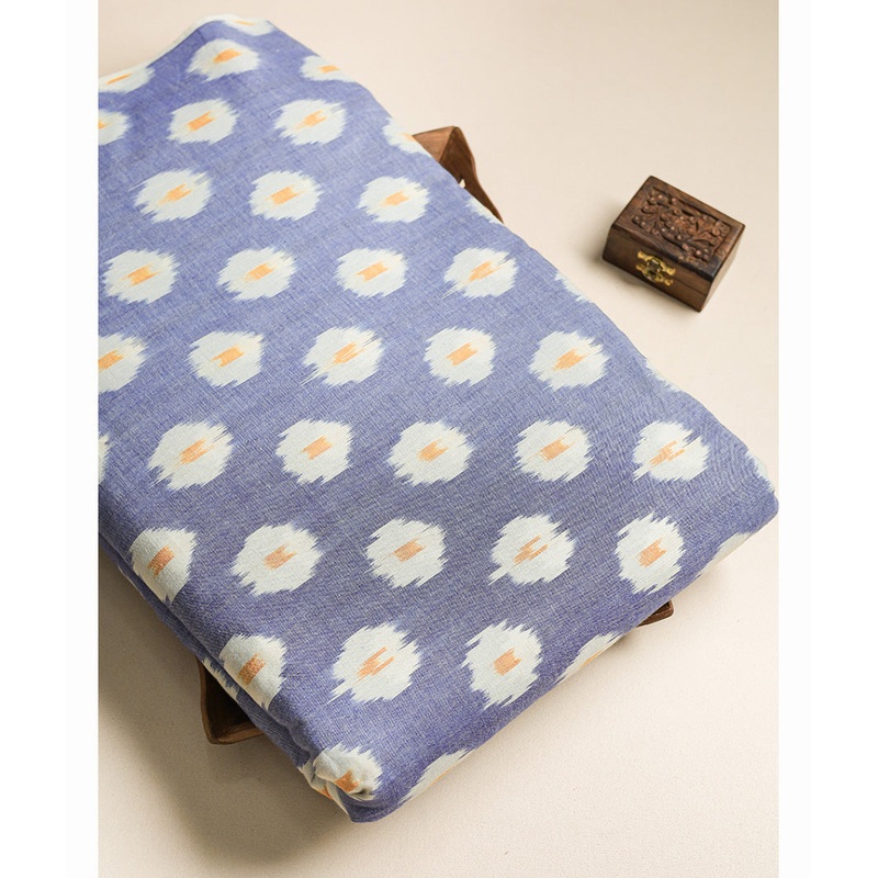 Azo free Pure cotton Ikat fabric