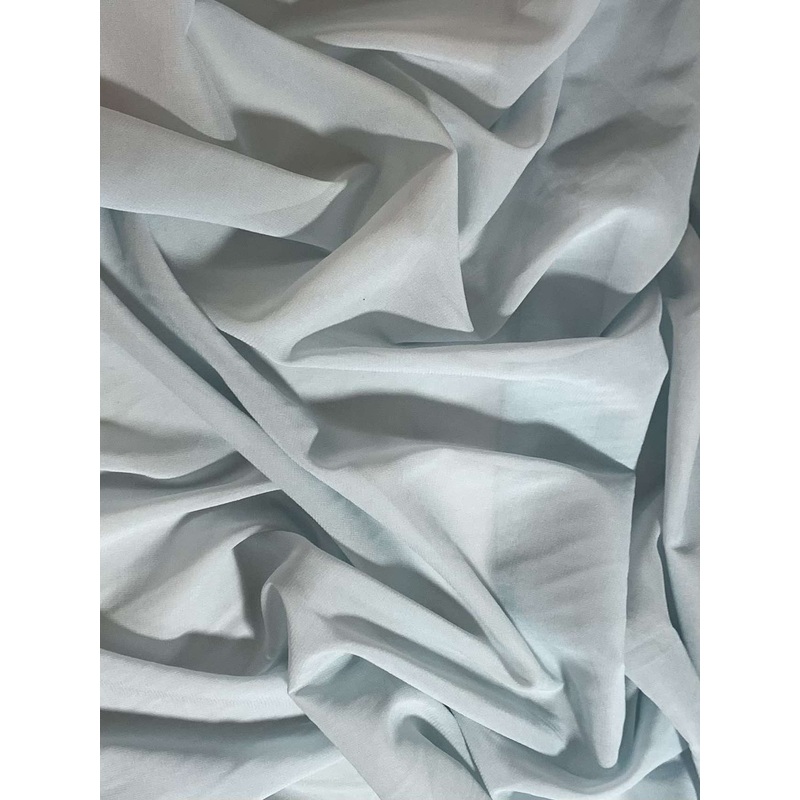 Baby Blue - 8mm Stretch Silk Chiffon Fabric