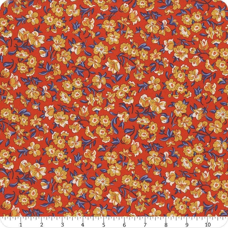 SALE Floral Nostalgia 01667452A Eleanor Grace A - Riley Blake Designs - Flowers - Liberty Fabrics - Quilting Cotton Fabric