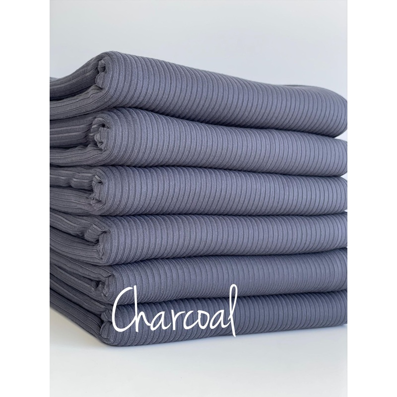 z.(4X2 RIB) CHARCOAL