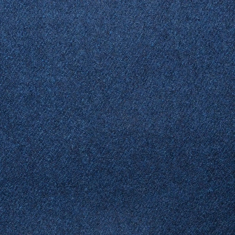 Petrol Blue Plain Super 120's All Wool Flannel Suiting