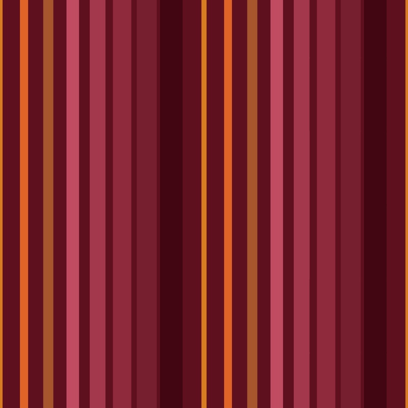 Season Stripes on Berry & Gold Fabric