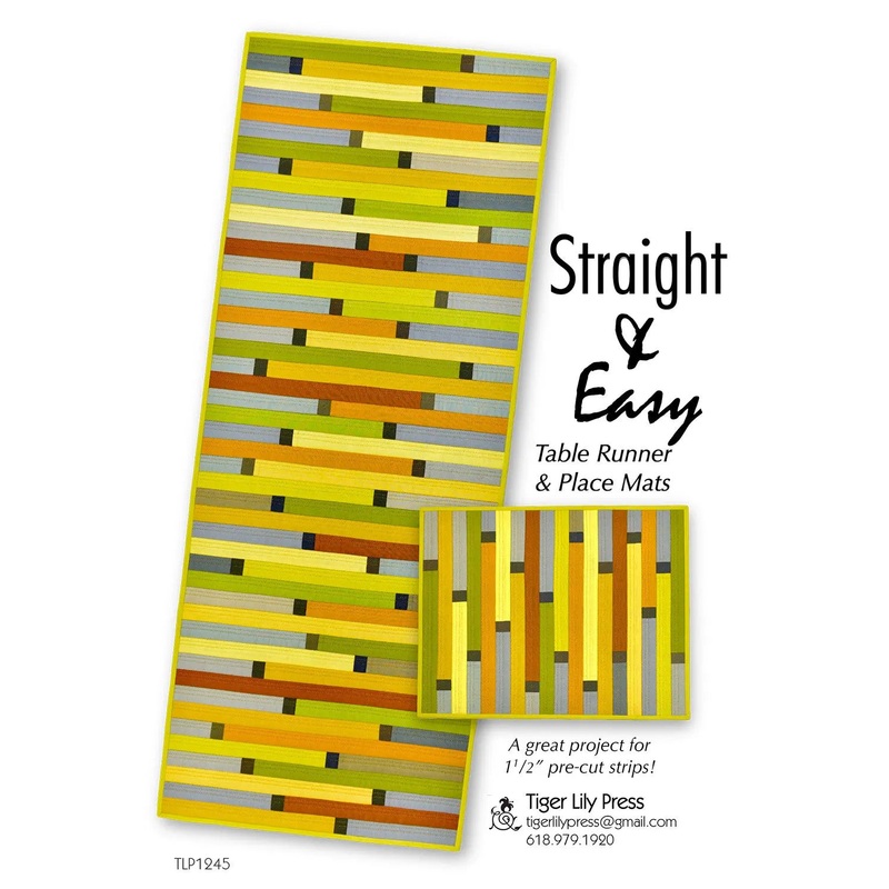 Straight & Easy Table Runner & Place Mats