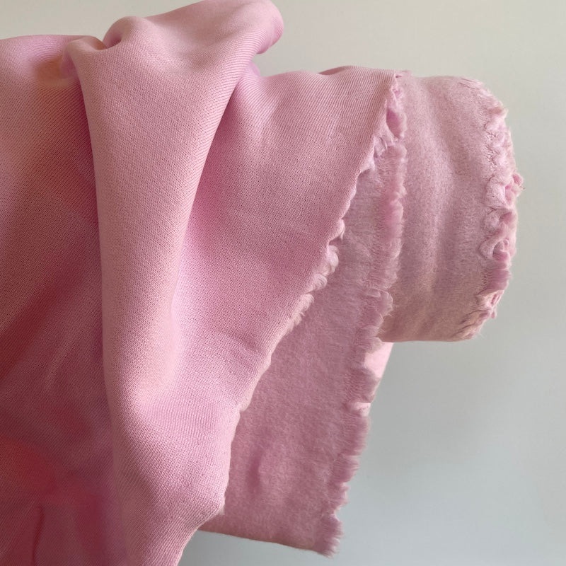 100% Organic Cotton Fleece - Bubblegum