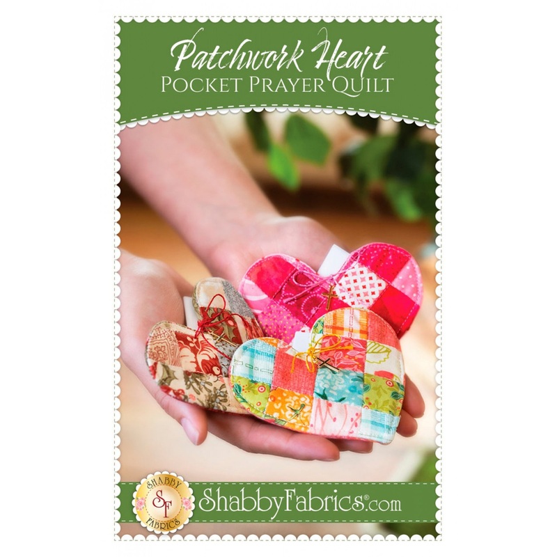 Patchwork Heart-Pocket Prayer Quilt Pattern by Shabby Fabrics